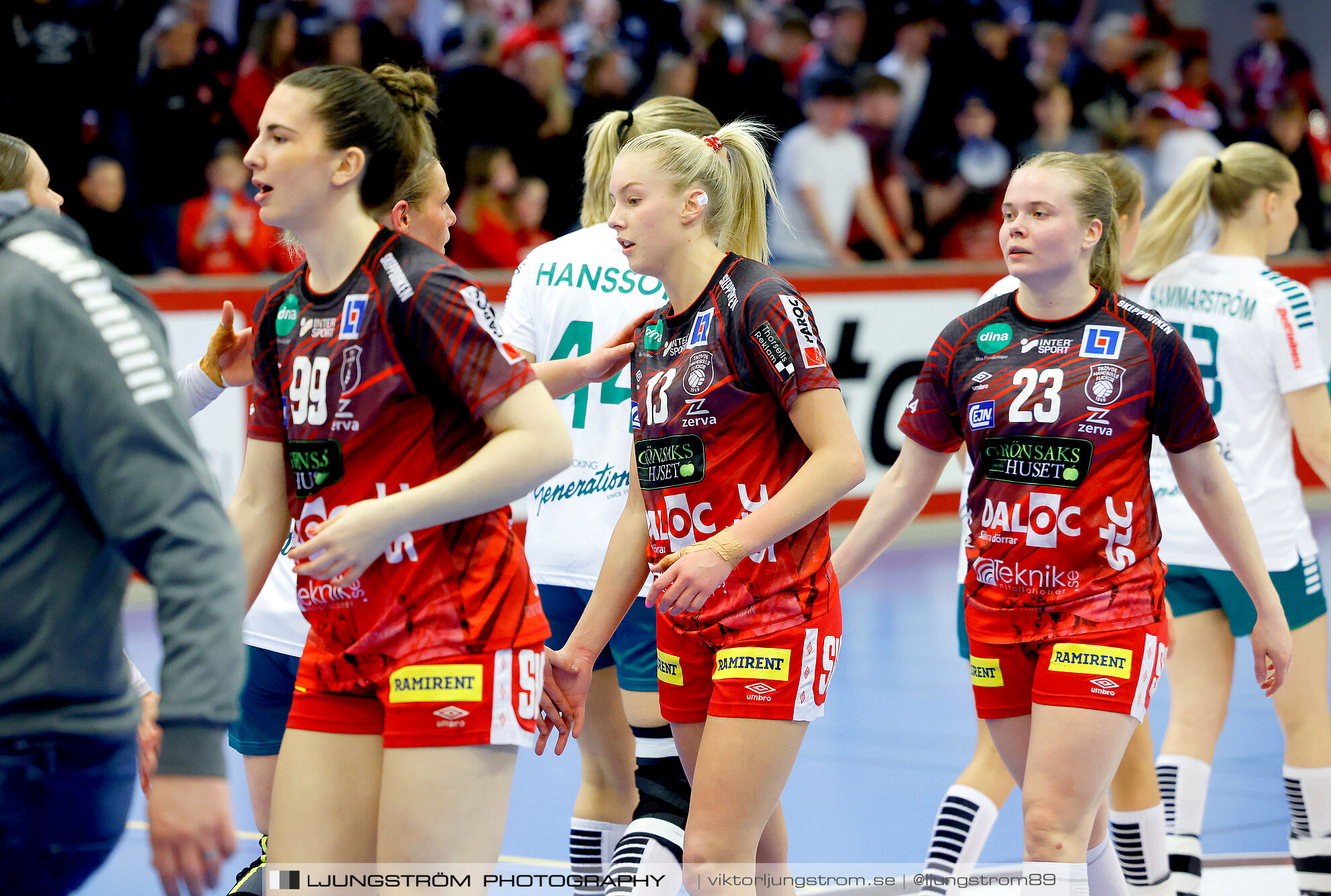 Skövde HF-Skuru IK 1/4-final 4 30-34,dam,Skövde Idrottshall,Skövde,Sverige,Handboll,,2024,340429