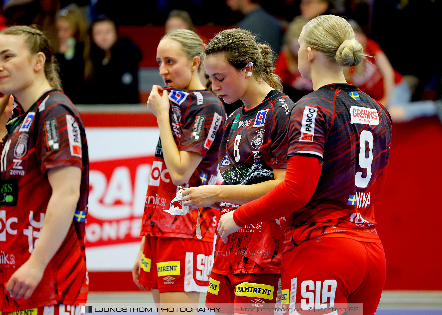 Skövde HF-Skuru IK 1/4-final 4 30-34,dam,Skövde Idrottshall,Skövde,Sverige,Handboll,,2024,340439