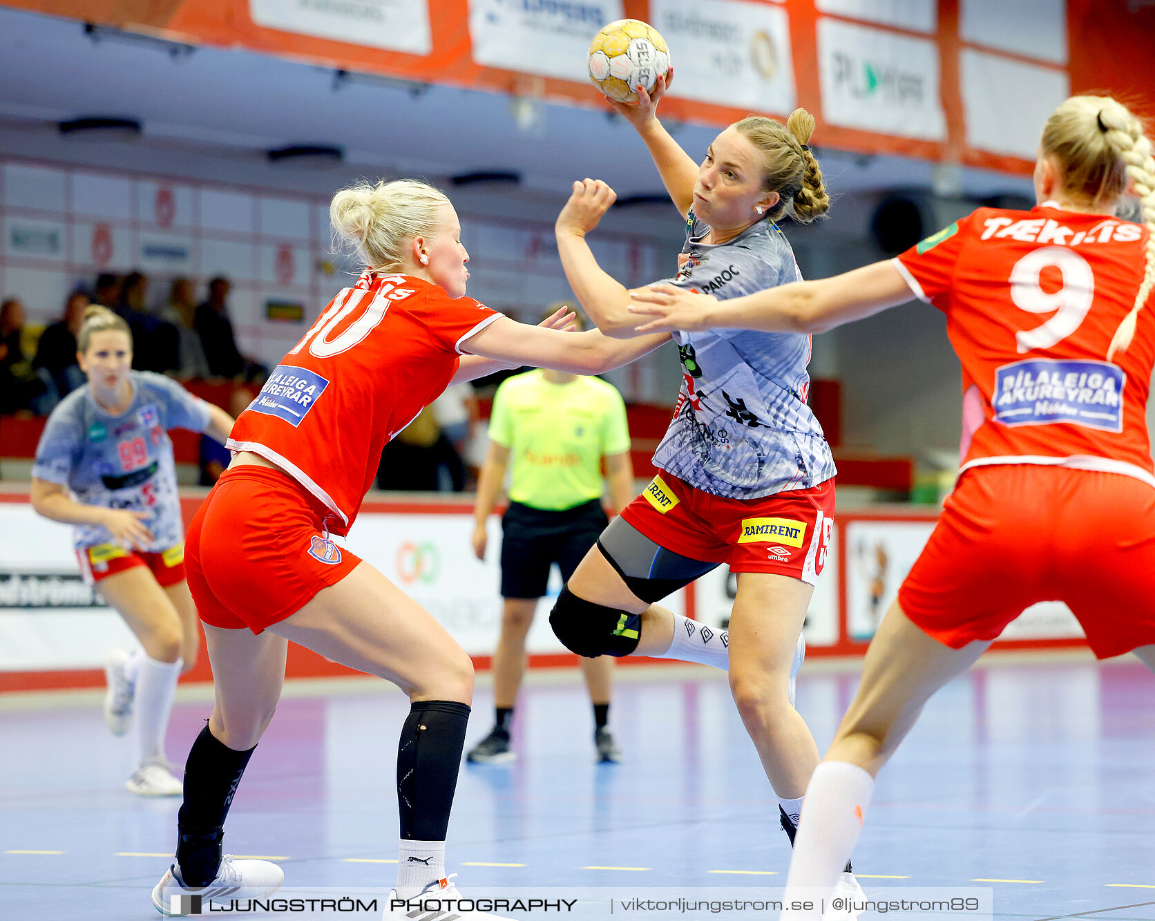 Annliz Cup Superelit Haukar Handbolti-Skövde HF 23-22,dam,Skövde Idrottshall,Skövde,Sverige,Handboll,,2024,341955