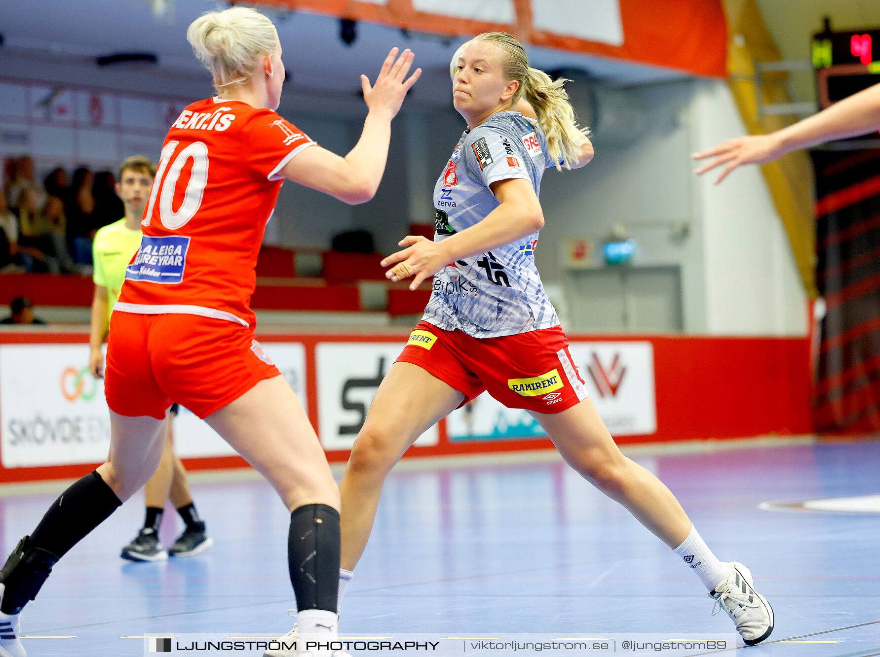 Annliz Cup Superelit Haukar Handbolti-Skövde HF 23-22,dam,Skövde Idrottshall,Skövde,Sverige,Handboll,,2024,341972