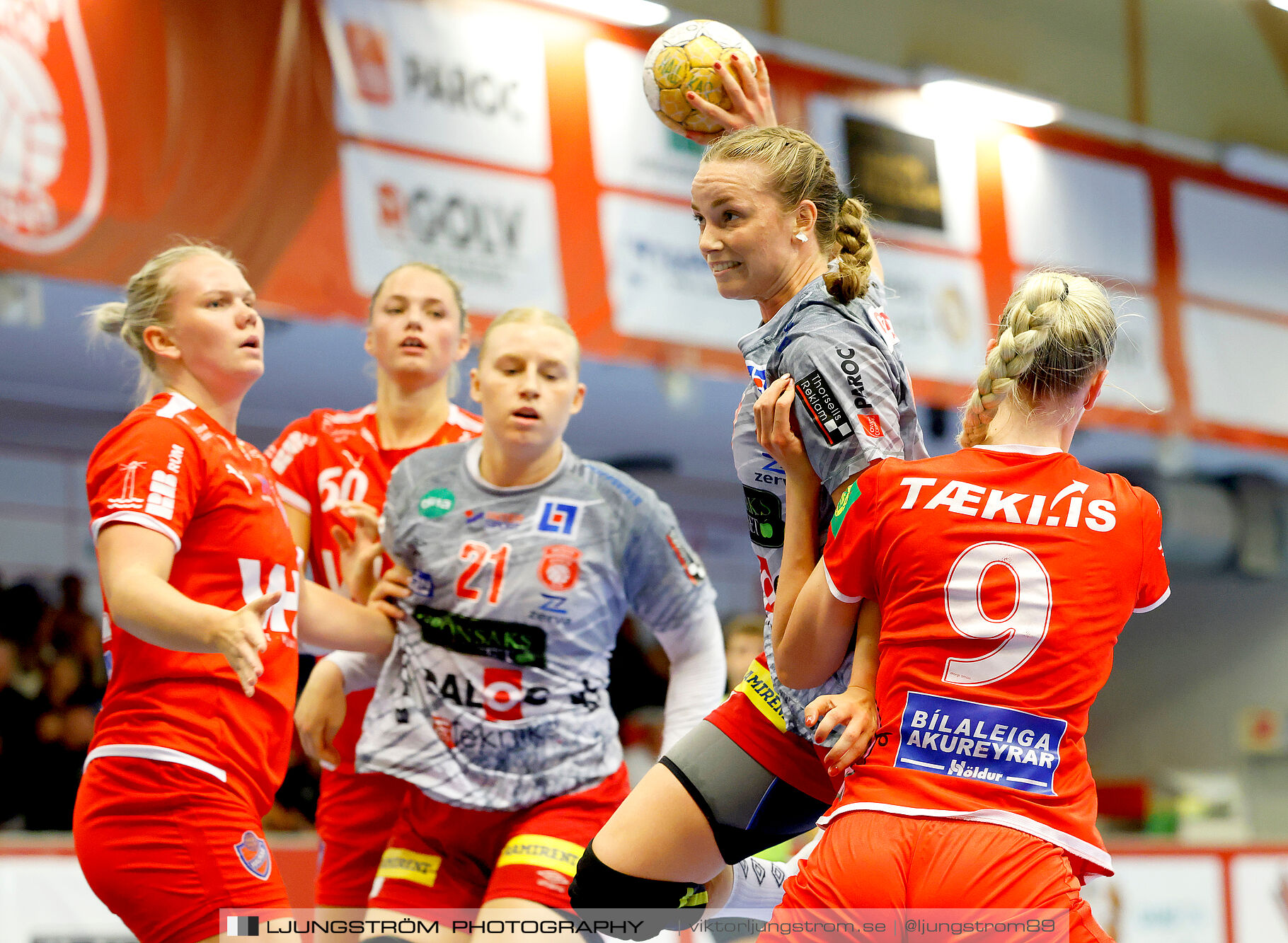 Annliz Cup Superelit Haukar Handbolti-Skövde HF 23-22,dam,Skövde Idrottshall,Skövde,Sverige,Handboll,,2024,341995