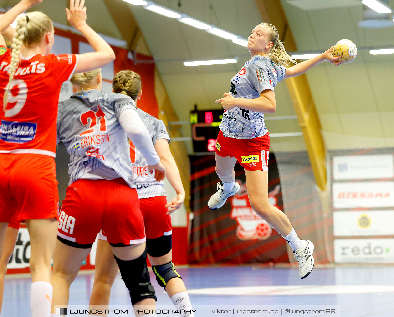 Annliz Cup Superelit Haukar Handbolti-Skövde HF 23-22,dam,Skövde Idrottshall,Skövde,Sverige,Handboll,,2024,342019