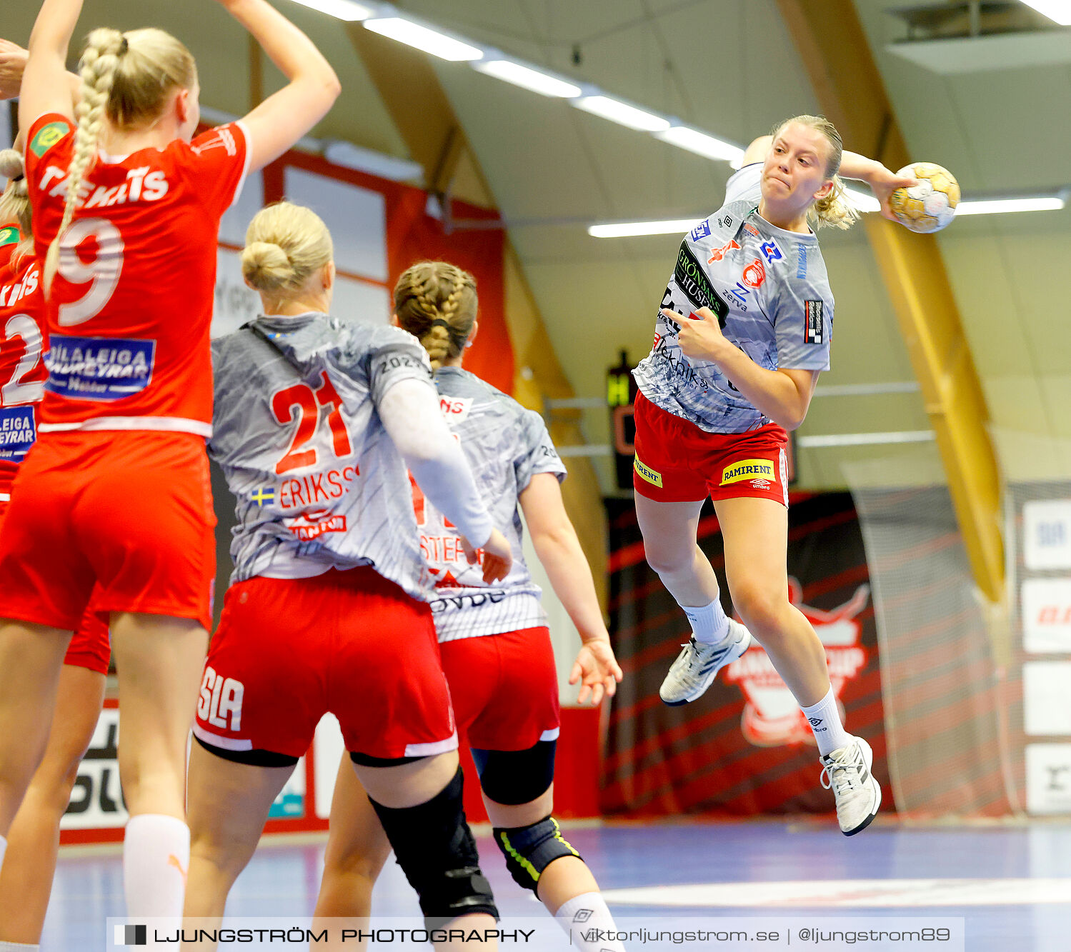 Annliz Cup Superelit Haukar Handbolti-Skövde HF 23-22,dam,Skövde Idrottshall,Skövde,Sverige,Handboll,,2024,342020