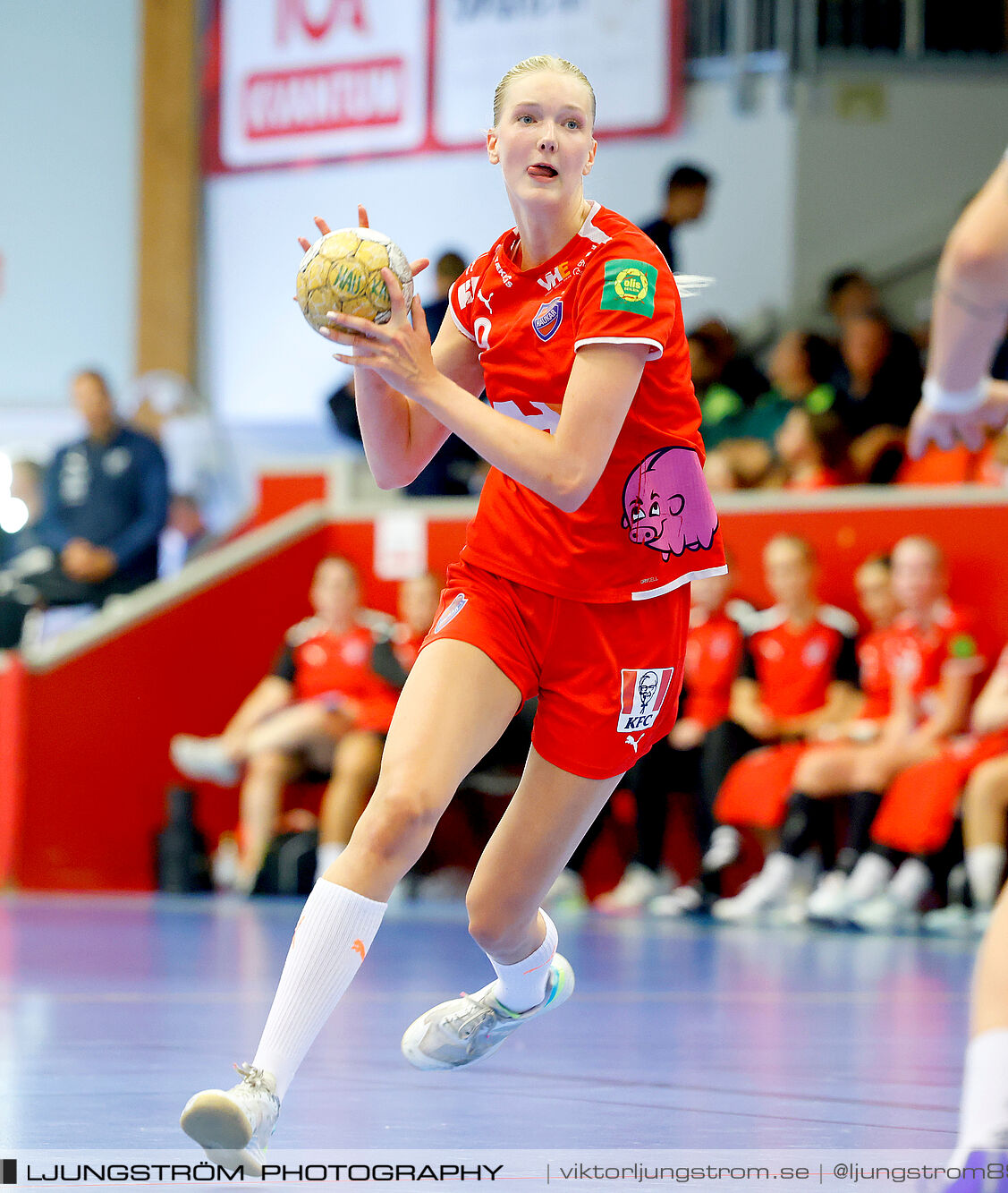 Annliz Cup Superelit Haukar Handbolti-Skövde HF 23-22,dam,Skövde Idrottshall,Skövde,Sverige,Handboll,,2024,342129