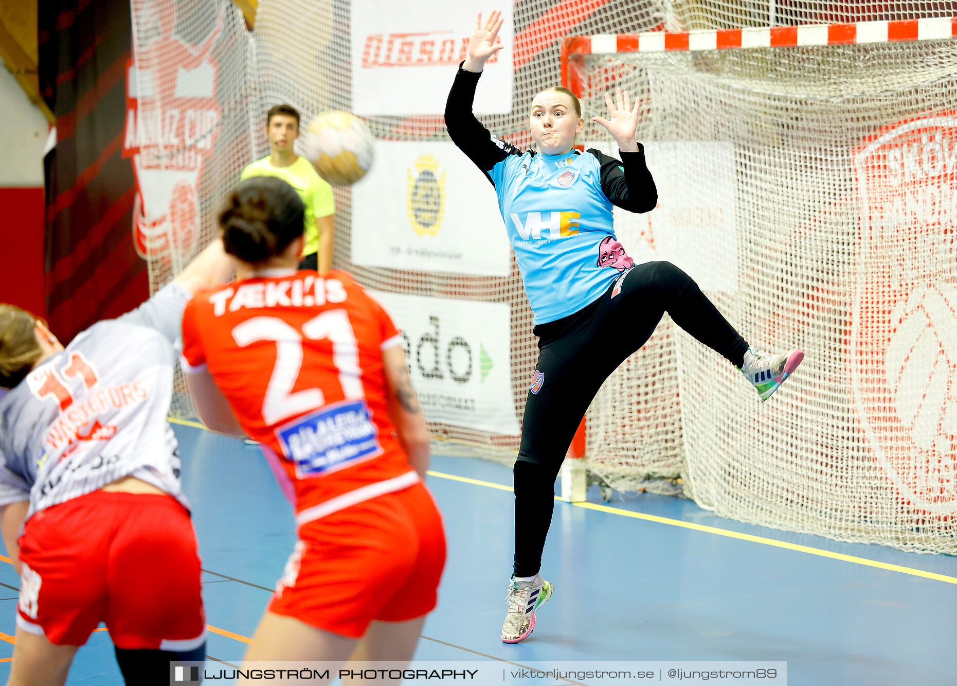 Annliz Cup Superelit Haukar Handbolti-Skövde HF 23-22,dam,Skövde Idrottshall,Skövde,Sverige,Handboll,,2024,342192