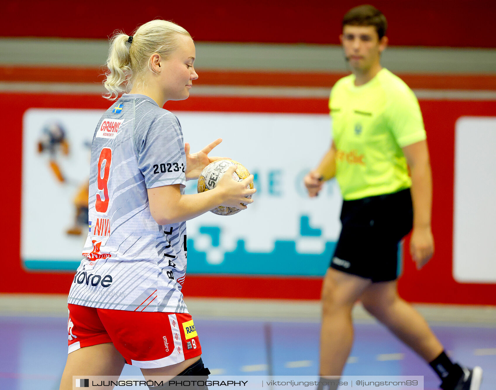 Annliz Cup Superelit Haukar Handbolti-Skövde HF 23-22,dam,Skövde Idrottshall,Skövde,Sverige,Handboll,,2024,342195