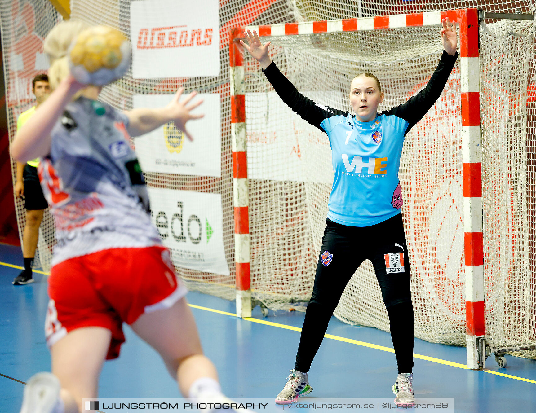 Annliz Cup Superelit Haukar Handbolti-Skövde HF 23-22,dam,Skövde Idrottshall,Skövde,Sverige,Handboll,,2024,342214